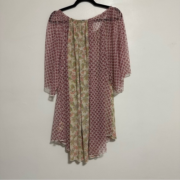 Free People Because I Love You Floral Tunic Top - Picture 7 of 9